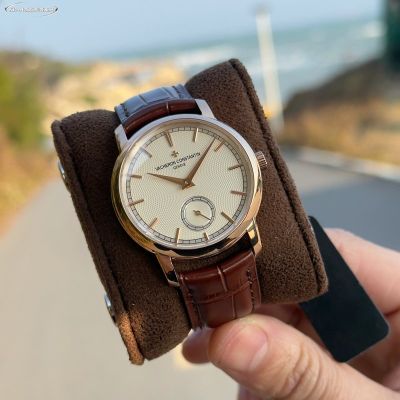 Vacheron Constantin Patrimony 2824 Movement 38mm Italian Calfskin Leather Strap Watch